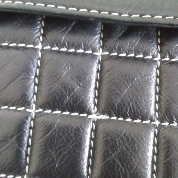 The Sak Black Leather Quilted Shoulder Bag - Picture 10 of 13